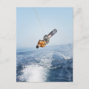 Wakeboarding Stunt Postcard