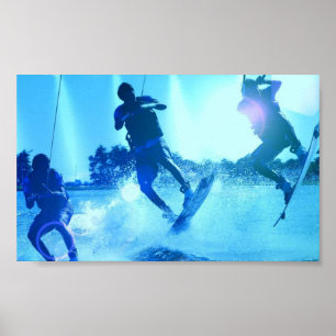 Wakeboarding Trio Posters