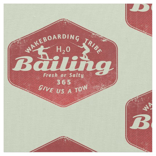 Wakeboarding Wakeboarder Fabric (Close Up)