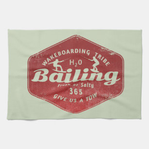 Wakeboarding Wakeboarder Tea Towel