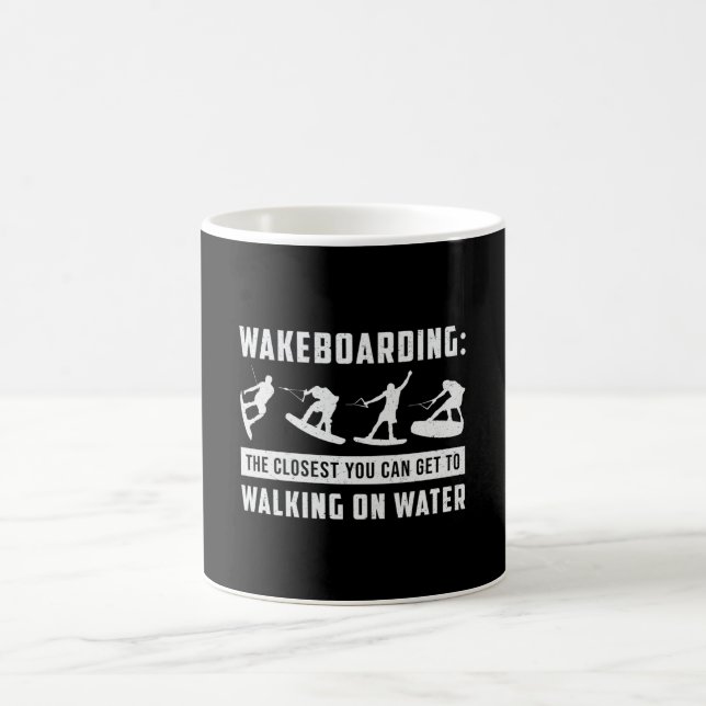 Wakeboarding Walking On Water Wake Wakeboarder Coffee Mug (Center)