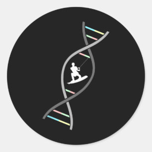 Wakeboardwakeboardfreestyle Wake Board Classic Round Sticker