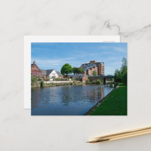 Wakefield Canal Side: Historic Pub and Apartments Postcard