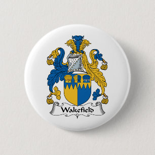 Wakefield Family Crest 6 Cm Round Badge