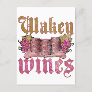 Wakey Wines Postcard