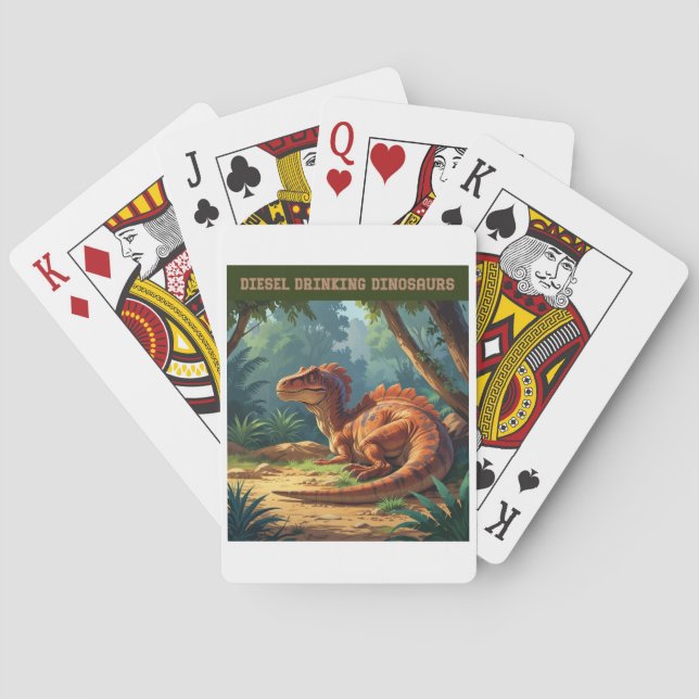 Waking up playing cards (Back)