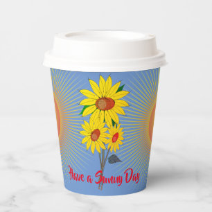 Waking up to Sunshine - Coffee /Drink Paper Cups