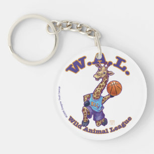 WAL Basketball Key Ring