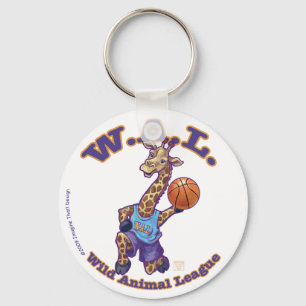 WAL Basketball Key Ring