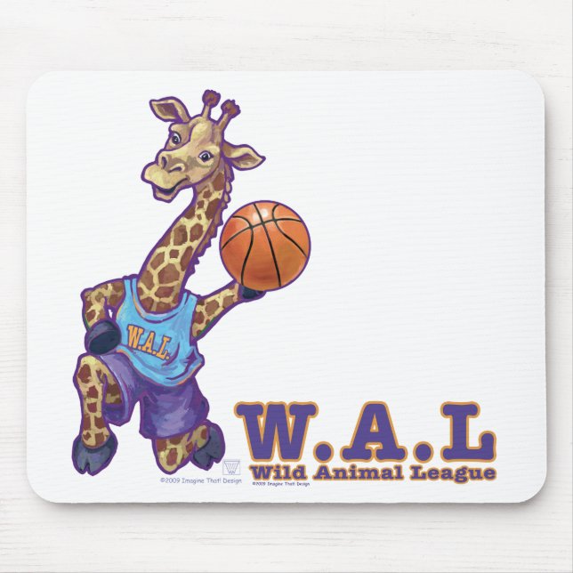 WAL Basketball Mouse Mat (Front)
