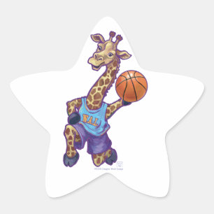 WAL Basketball Star Sticker