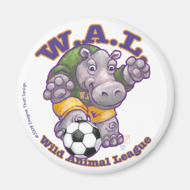 WAL Soccer Magnet (Front)