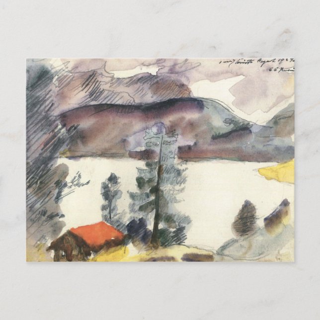 Walchensee by Lovis Corinth Postcard (Front)