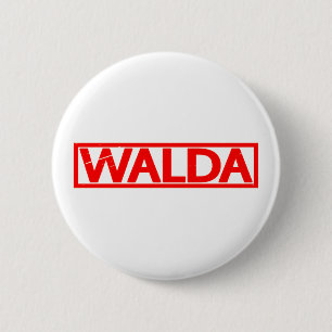 Walda Stamp 6 Cm Round Badge