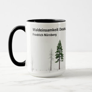 Waldeinsamkeit Nature Lover Personalised Mug