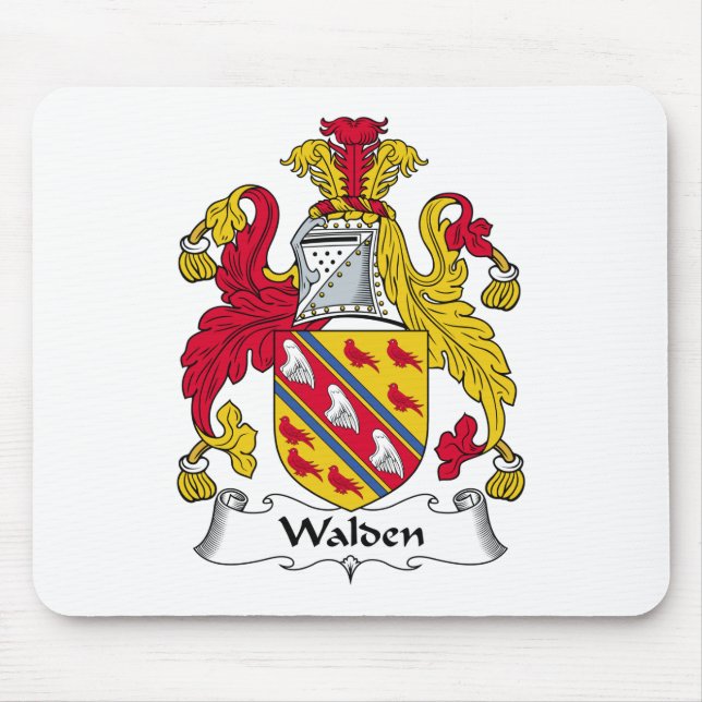 Walden Family Crest Mouse Mat (Front)