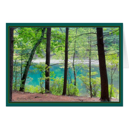 Walden Pond: Ice Fort Cove Card