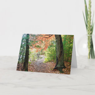 Walden Pond: Landscape view Holiday Card
