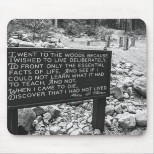Walden Pond mouse pad