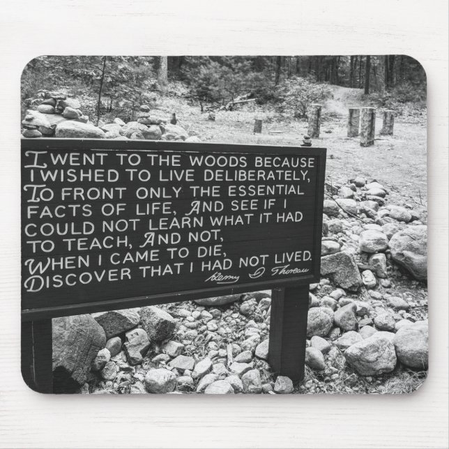 Walden Pond mouse pad (Front)