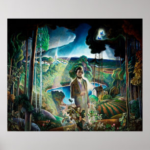 Walden Pond Revisited by Newell Convers Wyeth Poster