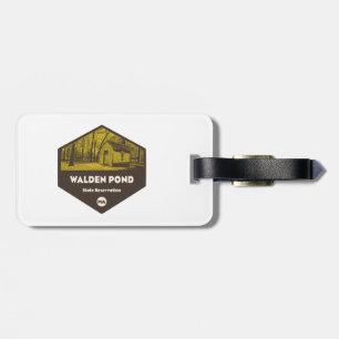 Walden Pond State Reservation Massachusetts Luggage Tag