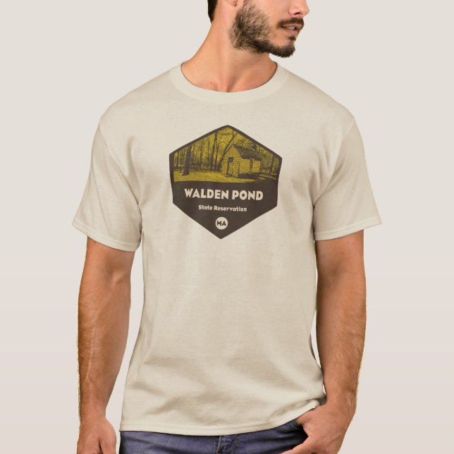 Walden Pond State Reservation Massachusetts T-Shirt (Front)