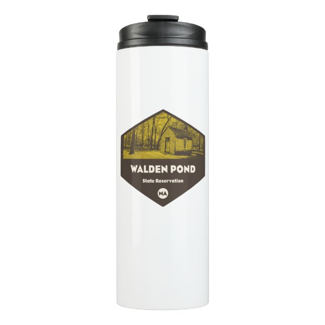 Walden Pond State Reservation Massachusetts Thermal Tumbler (Front)