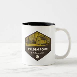 Walden Pond State Reservation Massachusetts Two-Tone Coffee Mug
