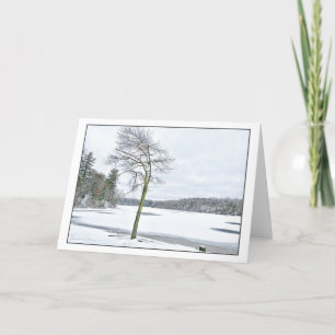 Walden Pond: Winter Holiday Card