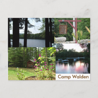 walden stationary postcard