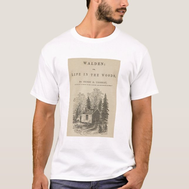 Walden Vintage Book Cover T-Shirt (Front)