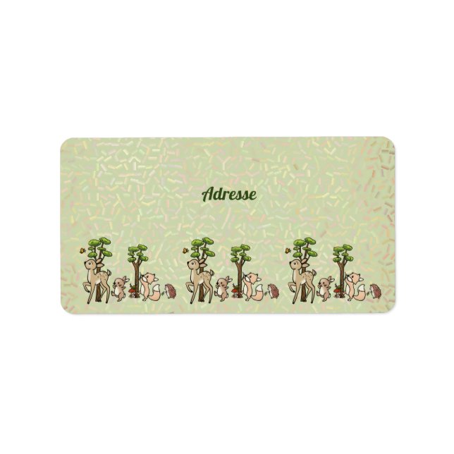 Waldlauf  label (Front)