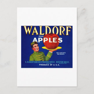 Waldorf Apples Postcard