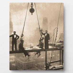 Waldorf Astoria Old Sepia Photo Plaque