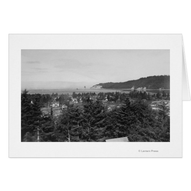 Waldport, Oregon Town View Looking West (Front Horizontal)