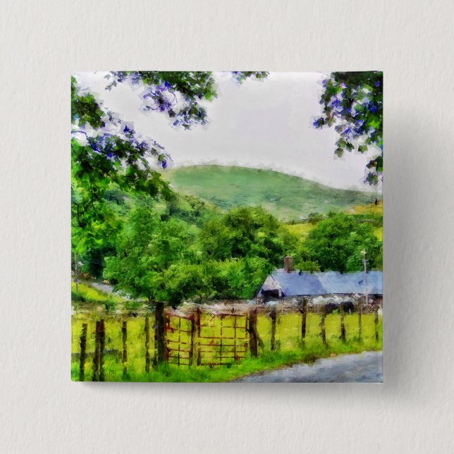 WALES 15 CM SQUARE BADGE (Front)