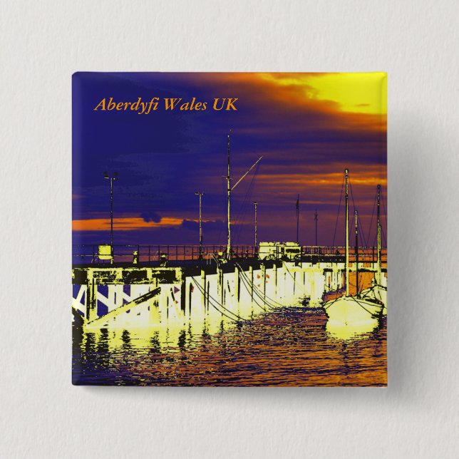 WALES 15 CM SQUARE BADGE (Front)