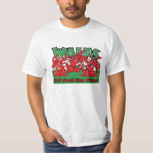 Wales 2012 Grand Slam Winners Welsh Dragons T shir T-Shirt