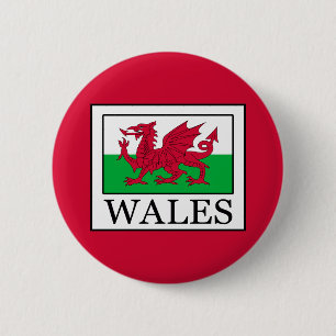 Wales 6 Cm Round Badge