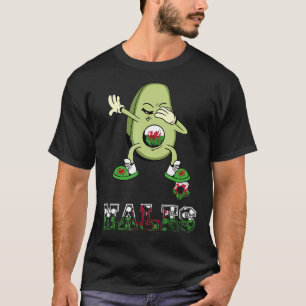 Wales Avocado Wales Football Team Welsh Pride Wale T-Shirt