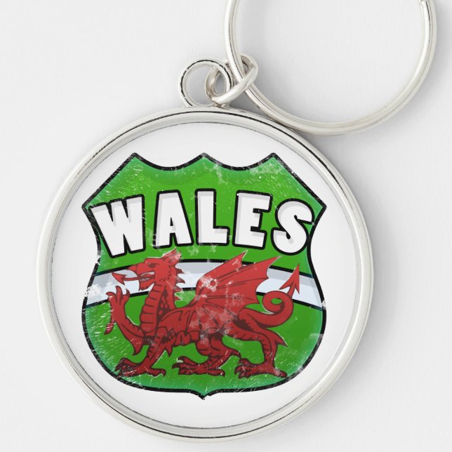 WALES BADGE KEY RING (Front)