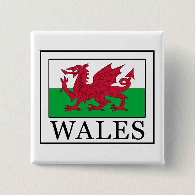 Wales button (Front)