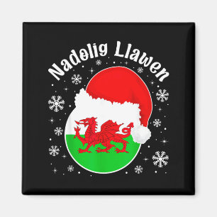 Wales Christmas Welsh Christmas Greeting Nadolig L Magnet