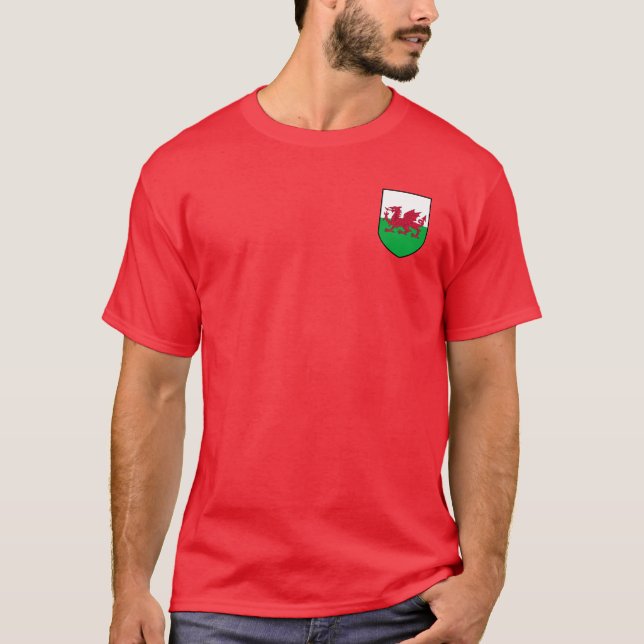 Wales Coat of Arms Shirt V1 (Front)