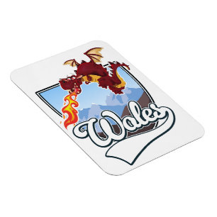 Wales Dragon logo Magnet
