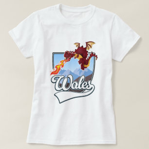Wales Dragon logo  T-Shirt