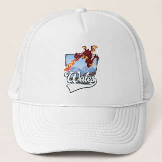 Wales Dragon logo  Trucker Hat