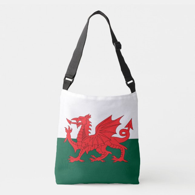 Wales Flag Crossbody Bag (Front)