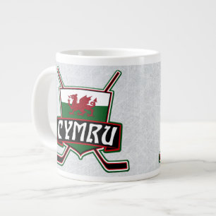 Wales Flag Ice Hockey Flag Mug